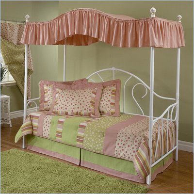 Girls Canopy Bedroom Sets on Hillsdale Bristol Girls Canopy Daybed In White Finish With Pop Up