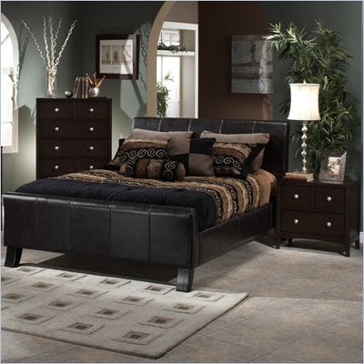 Leather Sets on Hillsdale Brookland Leather Bed 2 Piece Bedroom Set 1328bxr Pkg