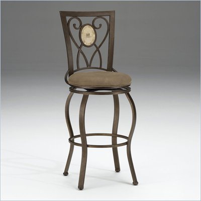 Hillsdale Brookside 30 Inch Oval Back Swivel Bar Stool