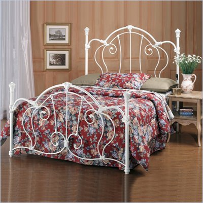 Hillsdale Cherie White Metal Poster Bed