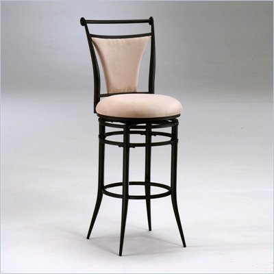Hillsdale Cierra 26 Inch Swivel Counter Stool in Fawn