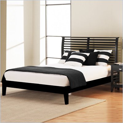 Modern Platform King on Hillsdale Dio Black Modern Platform Bed In Black Finish 1482bxr