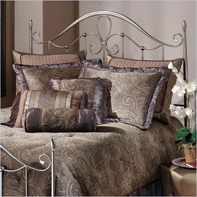 Hillsdale Doheny Metal Headboard in Antique Pewter