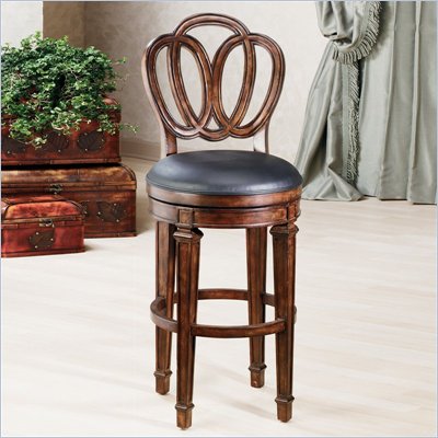 Hillsdale Dover 24 Inch Counter Height Swivel Bar Stool