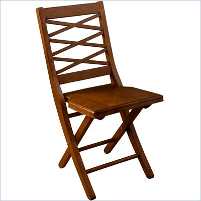 Hillsdale Eastside Folding Chair in Cherry