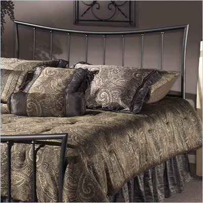Hillsdale Edgewood Metal Headboard in Magnesium Pewter Finish
