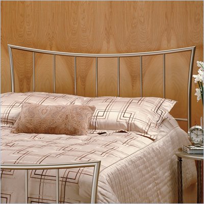 Hillsdale Eva Metal Headboard in Nickel