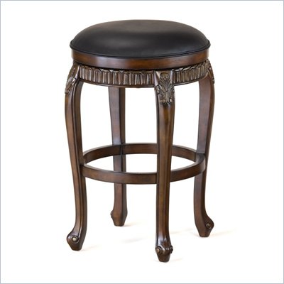 Hillsdale Fleur De Lis 30 Inch Backless Bar Stool