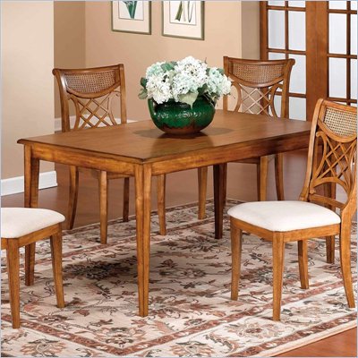 Hillsdale Glenmary  Rectangle Dining Table with Wood Top in Distressed Oak Finish