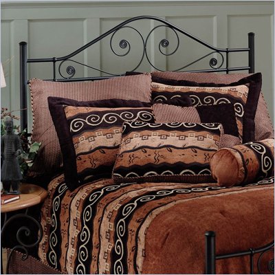 Hillsdale Harrison King Size Metal Headboard in Black