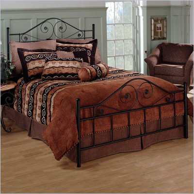 Hillsdale Harrison Metal Bed in Textured Black Finish