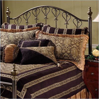Hillsdale Huntley Metal Headboard in Bronze Finish