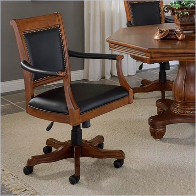Hillsdale Kingston Leather Back Game Chair