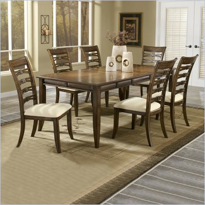Hillsdale Lynnfield 5 Piece Dining Table Set in Rich Cherry