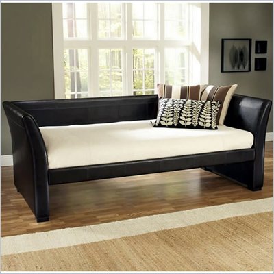 Hillsdale Malibu Daybed in Brown Bi-Cast Leather