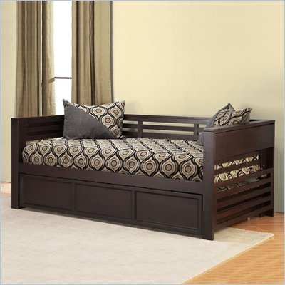 Hillsdale Miko Wood Daybed with Trundle in Espresso Finish