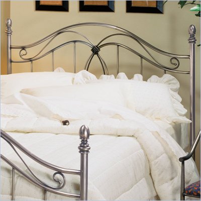 Hillsdale Milano Metal Headboard in Antique Pewter