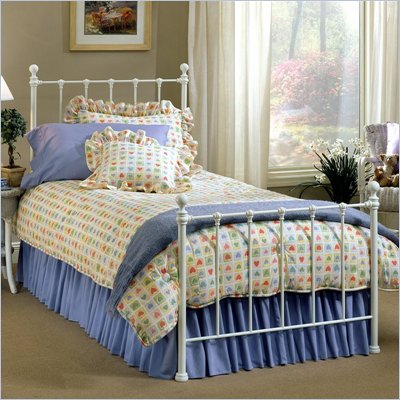 Hillsdale Molly White Metal Panel Bed