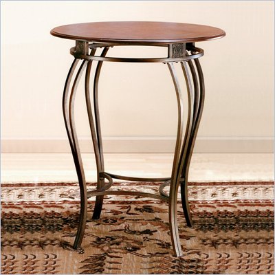 Hillsdale Montello Pub Table with 34" Wood Top in Cherry