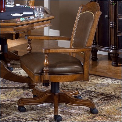 Hillsdale Nassau Game Chair with Leather Back