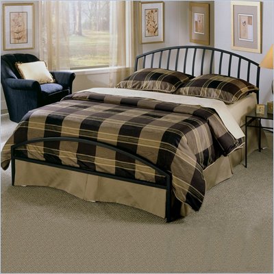 Hillsdale Old Towne Black Metal Sleigh Bed