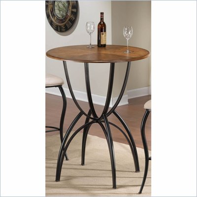 Hillsdale Pacifico Counter Height Bistro Table in Brown Finish