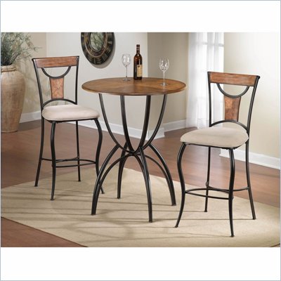 Hillsdale Pacifico 3-Piece Bar Height Dining Set