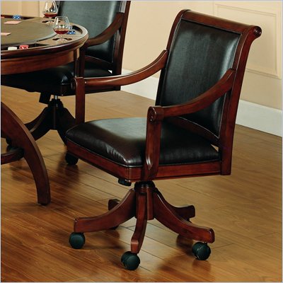Hillsdale Palm Springs Game Chair in Medium Brown Cherry