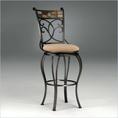 Hillsdale Pompei 24 Inch Swivel Counter Stool