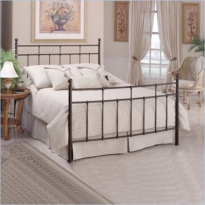 Hillsdale Providence Metal Panel Bed in Antique Bronze Finish