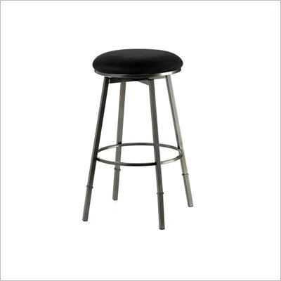 Hillsdale Sanders Pewter Adjustable Backless Bar Stool