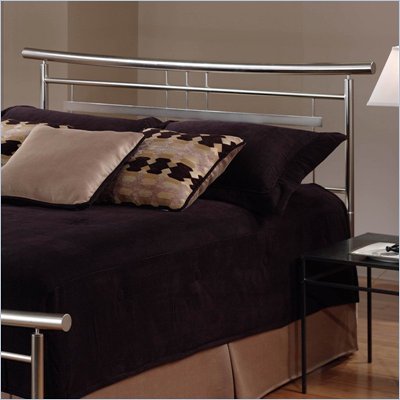 Hillsdale Soho Metal Headboard in Brushed Nickel