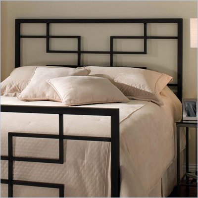Hillsdale Terrace Metal Headboard in Black Finish