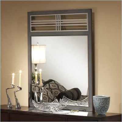 Hillsdale Tiburon Wood and Metal Mirror