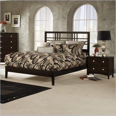 Hillsdale Tiburon Kona Platform Espresso 2 Piece Bedroom Set