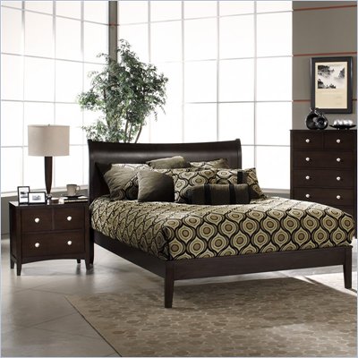 Hillsdale Tiburon Bentwood Platform Espresso 2 Piece Bedroom Set