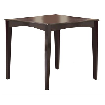 Hillsdale Tiburon Counter Height Gathering Table in Brown Espresso Finish
