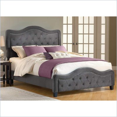 Hillsdale Trieste Fabric Bed in Pewter