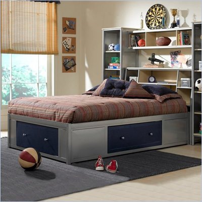  Headboard  Storage on Hillsdale Universal Youth Storage Platform Bed With Bookcase Headboard