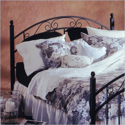 Hillsdale Willow Metal Headboard in Matte Black