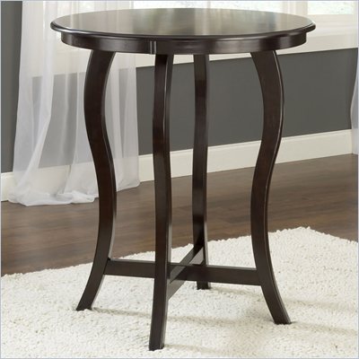 Hillsdale Wilmington Round Bar Height Table in Cappuccino