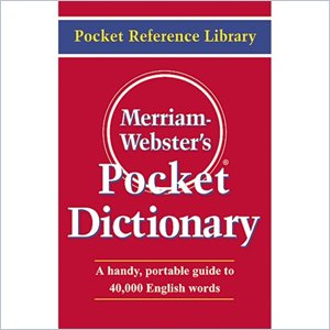 Merriam-Webster Red Pocket Dictionary