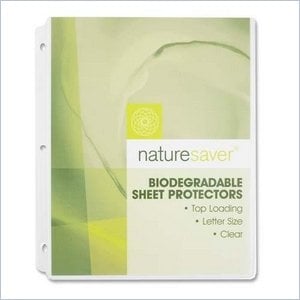 Nature Saver Environment Friendly Sheet Protector