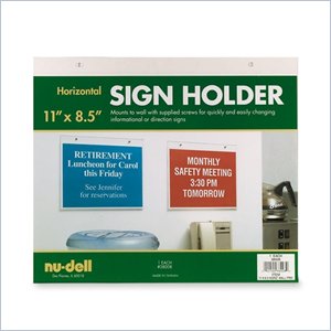 Nu-Dell Sign Holder