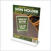 Nu-Dell Acrylic Standing Sign Holder