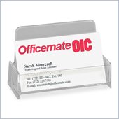 OIC Broad Base Business Card Holder
