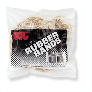 OIC Assorted Size Rubber Band