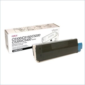 Oki Type C6 Black Toner Cartridge