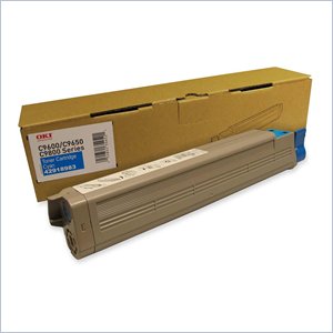 Oki TYPE C7 Cyan Toner Cartridge