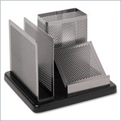 Rolodex Distinctions Wood Base Desk Organizer